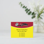 シンプルローカルカー道端トーイングビジネスカード 名刺 (スタンド正面)