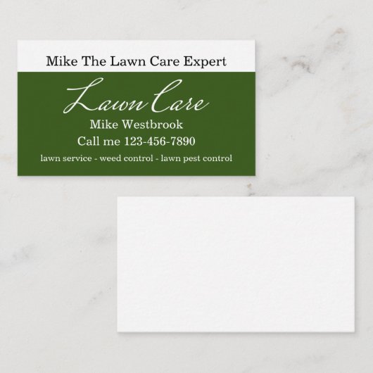 シンプルローカ気にルローンサービス名刺 名刺 (正面/裏面)