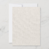 シンプルワイルドフラワーズボタニカルガーデン結婚ボホズ 招待状 (裏面)