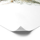 シンプルワイルドフラワーブーケ5 ポスター (角)