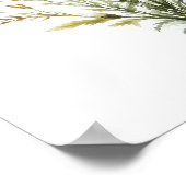 シンプルワイルドフラワーブーケ6 ポスター (角)