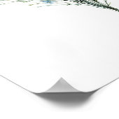 シンプルワイルドフラワーブーケ7 ポスター (角)