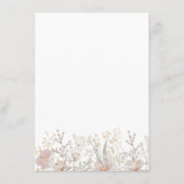 シンプルワイルドフラワーボー結婚ホ詳細 エンクロージャーカード (裏面)