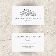 シンプルワイルドフラワーミニマルフローラ