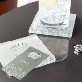 シンプルワイルドフラワー任意の色の結婚式パーティー クレジットカード栓抜き