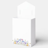 シンプルワイルドフラワー優雅な結婚式 フェイバーボックス (オープン)