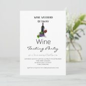 シンプルワインウィークエンドゲタウェイワインテイスティングパーティー 招待状 (スタンド正面)