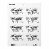 シンプルワールドマップ戻りラベル ラベル (フルシート)