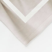 シンプルワールモダンドのおばあちゃんフォトホリデー フリースブランケット (角)