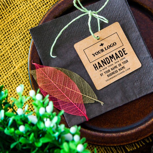 シンプルヴィンテージのクリーンな外観あなたのロゴを手作り ラバースタンプ