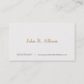 シンプルヴィンテージの裏 名刺 (正面)