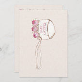 シンプルヴィンテージエレガントベビーシャワー招待状 招待状 (正面/裏面)