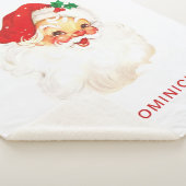 シンプルヴィンテージサンタクロース シェルパブランケット (3/4)