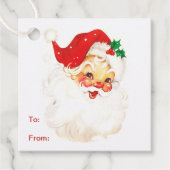 シンプルヴィンテージサンタクロース フェイバータグ (正面)