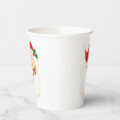 シンプルヴィンテージサンタクロース 紙コップ (左)