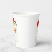 シンプルヴィンテージサンタクロース 紙コップ (右)