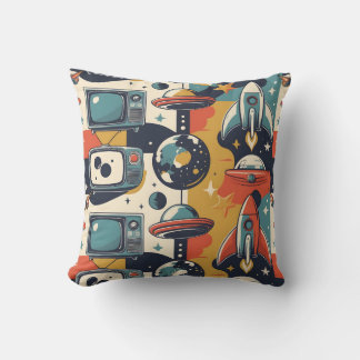 シンプルヴィンテージパターン1950s クッション