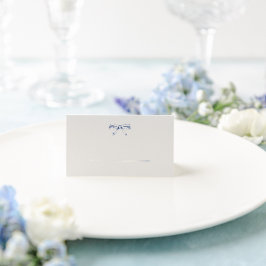 シンプルヴィンテージボー結婚ズ折り プレイスカード