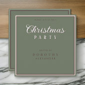 シンプルヴィンテージモダンタイポグラフィパーティー 招待状