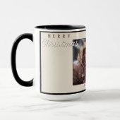 シンプルヴィンテージモダンタイポグラフィ マグカップ (左)