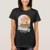 シンプルヴィンテージレトロ記念カスタム写真 Tシャツ (正面)