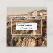 シンプルヴィンテージ撮影名刺 スクエア名刺 (正面)