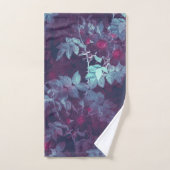 シンプルヴィンテージ赤ビクトリアンフローラデザイン | バスタオルセット (ハンドタオル)