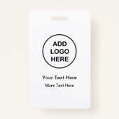 シンプル一括予算スタッフの作業名IDバッジ バッジ (正面)