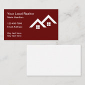 シンプル不動産仲介業者テーマ名刺 名刺 (正面/裏面)