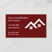 シンプル不動産仲介業者テーマ名刺 名刺 (正面)