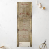 シンプル不気味なゴシック様式の修道女の大人ハロウィーン 三つ折り招待状 (内部)