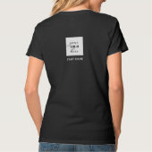 シンプル両面カスタム Tシャツ (裏面)