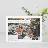 シンプル両面フェスティバルあいさつ写真 シーズンカード (スタンド正面)