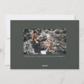 シンプル両面フェスティバルあいさつ写真 シーズンカード (裏面)