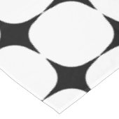 シンプル中世モダン紀の黒と白 テーブルクロス (アングル)