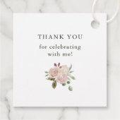 シンプル中性水色の花 | 確認 フェイバータグ (裏面)