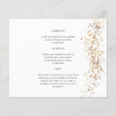 シンプル予算情報カード。フライヤー チラシ (裏面)