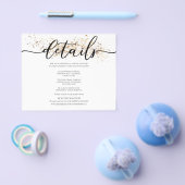 シンプル予算情報カード。フライヤー チラシ (シングル)