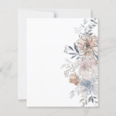 シンプル予算結婚式招待状 (裏面)