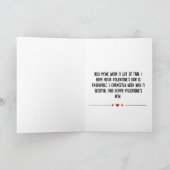 シンプル事務所バレンタインデー シーズンカード (内部)