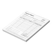 シンプル事業費償還ロゴブランド ノートパッド (回転)