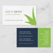 シンプル介護園芸名刺 名刺 (正面/裏面)