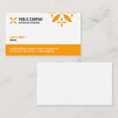 シンプル企業の片面 名刺 (正面/裏面)