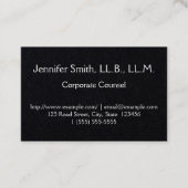 シンプル企業の 名刺 (正面)