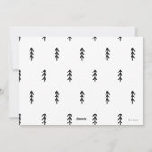 シンプル休日の喜びパーソナライズされた写真 シーズンカード (裏面)