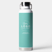 シンプル会社のロゴ ウォーターボトル (背面)