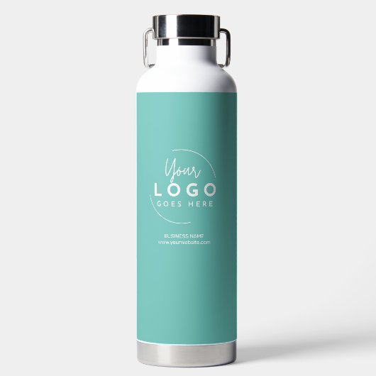 シンプル会社のロゴ ウォーターボトル (正面)