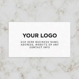 シンプル会社のロゴ 名刺