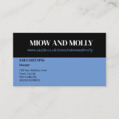 シンプル会社スタイリッシュの招集 名刺 (正面)