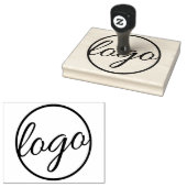 シンプル会社モダンブランディングロゴ ラバースタンプ (押印)